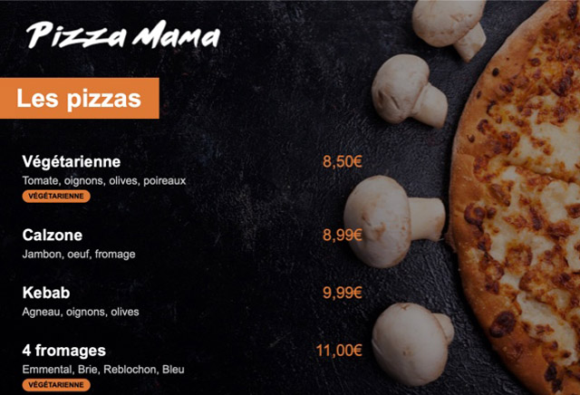 Projet Pizza Mama